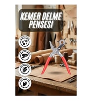 6 Farklı Boyutlu Kemer Delme Pensesi Deri Delik Açıcı Aparat