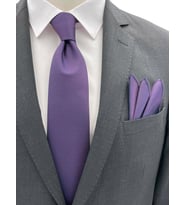 Brianze Mor Kravat Mendil Set