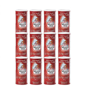 Billur Tuz İyotsuz 250 gr Tuzluklu x 12 Adet