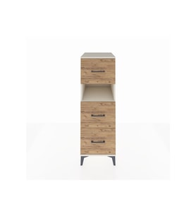 Kronos Dolap Tek Raflı 3 Çekmeceli 44x59x134 Aytaşı-Çam