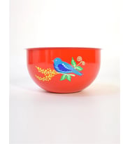 Kase Kırmızı Kuşlu (24 cm)