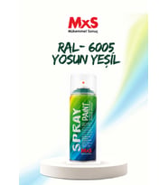 MxS RAL 6005 Yosun Yeşil Akrilik Sprey Boya 400 ML
