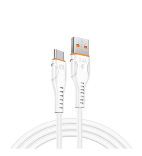 S-link SL-X203 1 Metre 12W 2.4A Type-C Güvenli Hızlı Data + Sarj Kablosu