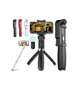 Selfie Stick L01 Bluetooth Kumandalı Selfie Çubuğu Tripod Monopod GO-53-vice 05439