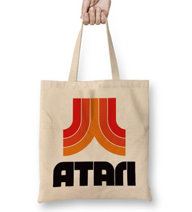 Atari Logo Bez Çanta Uzun Saplı