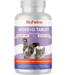Move+G Glucosamine Tablet (Kedi ve Köpekler için Eklem ve Kas Desteği)