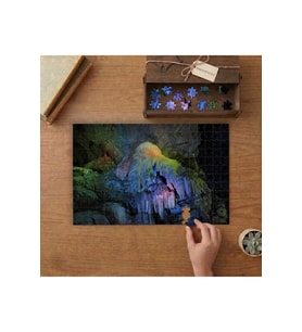 Yeraltı Harikaları - Mağara - Manzara Tasarımı 240 parça Ahşap Puzzle Ahşap Kutuda MP07089