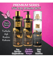 Kadın Paris Serisi 3lü Şampuan, Saç Kremi, Keratin Saç Bakım Sütü 375 Ml - 375 Ml - 200 ml