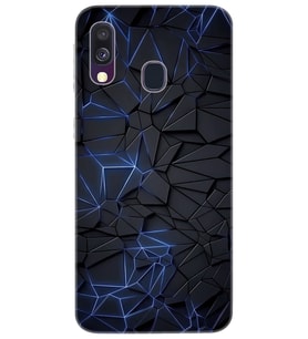 Samsung Galaxy A40 (SM-A405F) Uyumlu Kılıf Desen Baskı Silikon Karmaşık Design STK:1874