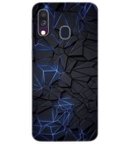 Samsung Galaxy A40 (SM-A405F) Uyumlu Kılıf Desen Baskı Silikon Karmaşık Design STK:1874