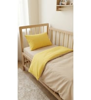 Baby Clime, 3 Parça Bebek Nevresim Takımı - 90x130 Yorgan Kılıfı, Yastık Kılıfı ve Çarşaf (Bej)