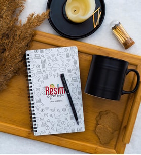 Resim Öğretmeni Defter - Kupa - Kalem Seti (Model 1)
