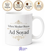 İsme Özel Yıllara Meydan Okuyan Yazılı Kupa Bardak Hediye