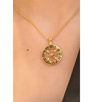 PUSULA SAAT KOLYE 22 AYAR A056889