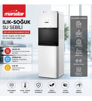 SU SEBİLİ SICAK - SOĞUK - ILIK 220-240V - PASLANMAZ ÇELİK MSWD-100 (5343)