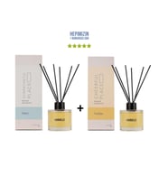 Sakız Sympathetic Place + Vanilya Cheerful Place Dekoratif Ortam Kokusu 120 ml - Bambu Çubuklu (Standart)