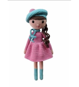 Amigurumi organik oyuncak bebek
