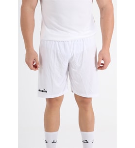 Diadora Düz  Beyaz Antrenman - Spor Şort - DDANT-SORT