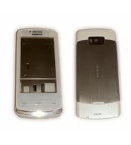 Nokia N700 Kasa Kapak Tuş Takımı N700 Uyumlu Beyaz Renk Orta Kasa Ön Kapak Arka Kapak Tuş Takımı