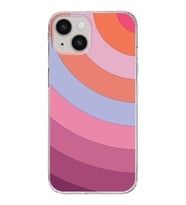 Apple iPhone 14 Uyumlu  Kapak Renk Cümbüşü Tasarımlı Lüx Şeffaf Silikon Kılıf