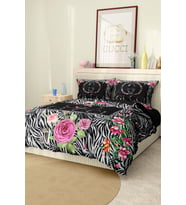 Marcalanya Çift Kişilik Nevresim Takımı Pamuklu Saten Kumaş 6 Parça 3D Dijital Baskı Duvet Cover Set Model.