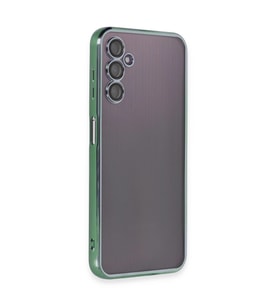 Samsung Galaxy A14 4g Kılıf Razer Lensli Silikon - Yeşil