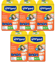 Canped Emici Külot Hasta Yetişkin Bezi M - Orta - Medium 120 Adet (5PK*24)
