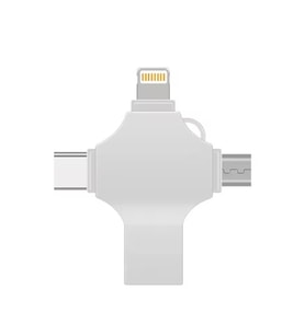 Otg 4in1 Cep Telefonu Çok Fonksiyonlu Usb Flash Bellek 128 Gb Type-c, Micro Sd Ve Kart Okuyucu
