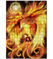 Cakapuzzle Anka Kuşu Sanat Görseli Puzzle Yapboz MDF (Ahşap) (120 Parça)