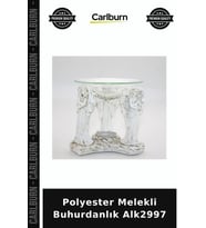 Özel Üretim Dekoratif Aksesuar Ev Hediyesi Polyester Melekli Buhurdanlık Alk2997
