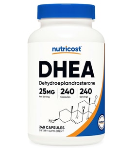 Nutricost DHEA 25mg, 240 Capsules.Abd Menşei (Renksiz)