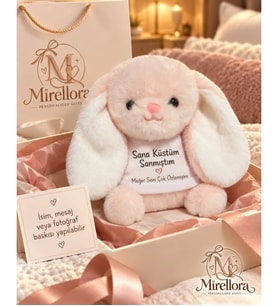 Mirellora Kişiselleştirilebilir Peluş Tavşan