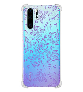 Huawei P30 Pro  Köşe Korumalı Antişok Kapak Nostalji Desen Tasarımlı Şeffaf  Kılıf