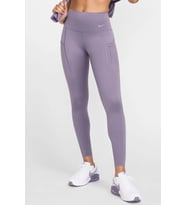 Nike Trainng Go Dri Fit İnfinaLock High Rise 7/8 Leggings 6 Cepli Toparlayıcı Yüksek Belli Reflektörlü Antrenman Taytı Mor