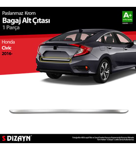 Honda Civic Krom Bagaj Alt Çıta 2016-2021