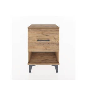 Arges Komodin Tek Çekmeceli 44x30x64 Çam-Çam