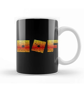 Roblox Logo Game Oof Single Line Vintage Retro Sunset Gamer Kupa Bardak Porselen