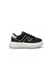 Lufian 111230269 Harold Erkek Hakiki Deri Klasik Sneaker Siyah