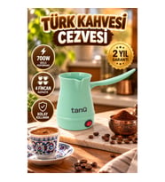 Elektrikli Türk Kahvesi Cezvesi 700W – 4 Fincan Kapasiteli Beyaz