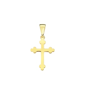 Altın Klasik Cross Kolye Ucu