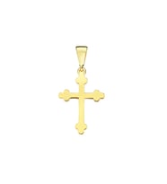 Altın Klasik Cross Kolye Ucu