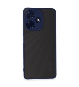 İnfinix Hot 30 4g Kılıf Montreal Silikon Kapak - Lacivert