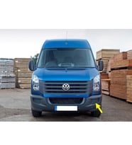 VW Crafter 2006-2013 Ön Tampon Sol Sis Farı Kapağı 2E0807675A