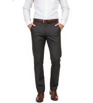 Erkek Regular Fit Klasik Pilesiz Kanvas Pantolon P1168 BGL-ST04796 (Kahverengi)