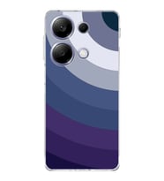 PrintiFy Xiaomi Redmi Note 13 Uyumlu Kamera Korumalı Renk Cümbüşü E Tasarımlı Şeffaf Kılıf