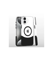 iPhone 16 Carbon Puzzle Magsafe Kapak - Siyah