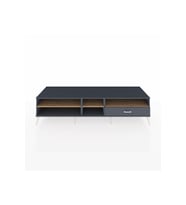 Kronos TV Ünitesi 3 Raflı Tek Çekmeceli  220x59x51 Antrasit-Çam/Antrasit