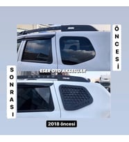 Dacia Duster 2018 Öncesi Metal Kelebek Cam Koruma 2 Parça
