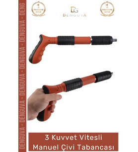 #ÇiviTabancası 3 Vitesli Beton Çelik Ahşap Uyumlu Profesyonel Güç Ayarlı Darbe Etkili Manuel Çivi Ta