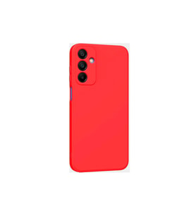Galaxy A25 5G Kılıf First Silikon - Kırmızı